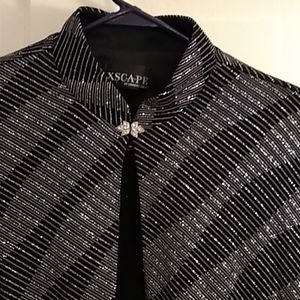Fancy Black Silver Jacket